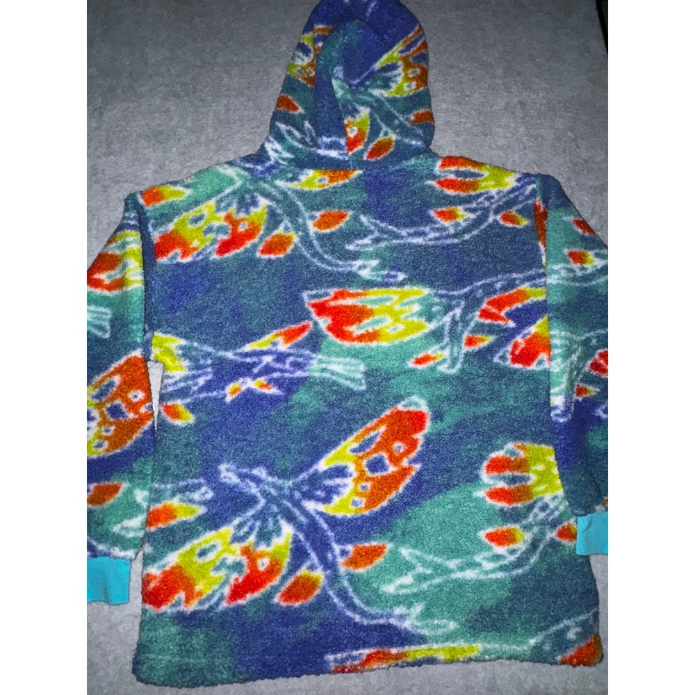 Avatar Way of Water Fleece Hoodie Large Multi-Color Excellent Banshee Print - Picture 12 of 13